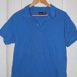 Large Blue Mens Polo